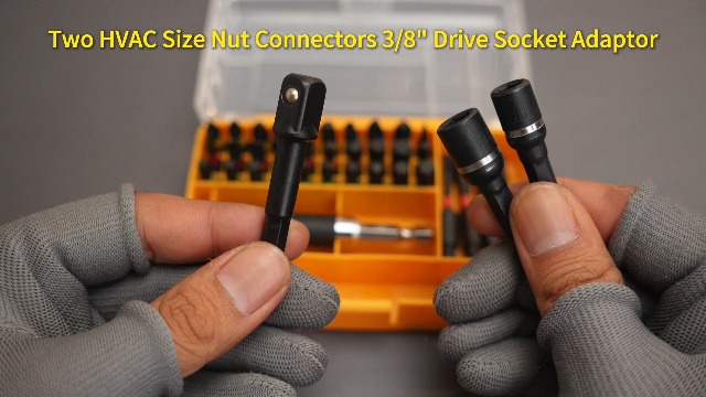 Hi-Spec 44Pcs Impact Driver Bit Set, 1/4